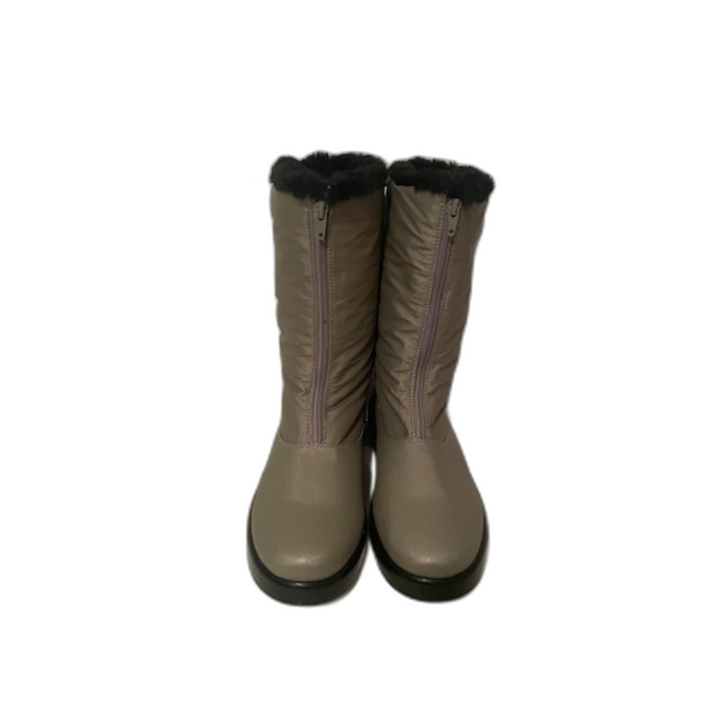Comfortview Snowflake Weather Boots Gunmetal Color 10 W